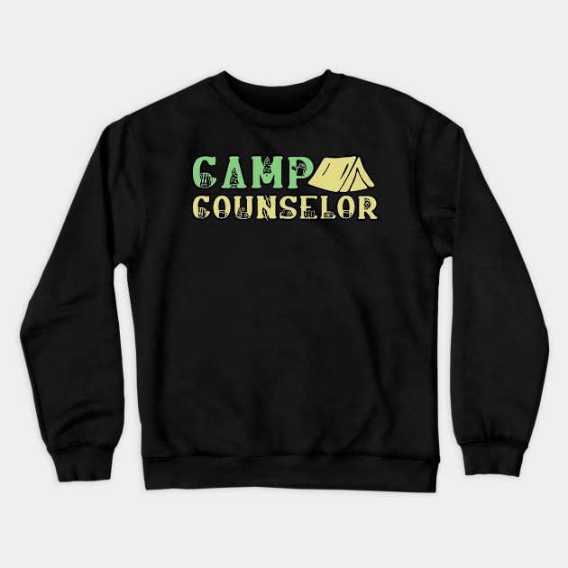 Camp Counselor Crewneck Sweatshirt by TheBestHumorApparel